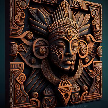 3D model st aztec (STL)